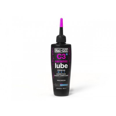 Muc-Off Wet Lube C3 Kettingolie Ceramic 120ML Muc-Off Wet Lube C3 Kettingolie Ceramic 120ML