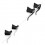 SAFARI BRAKE LEVER - WIT OF ZWART